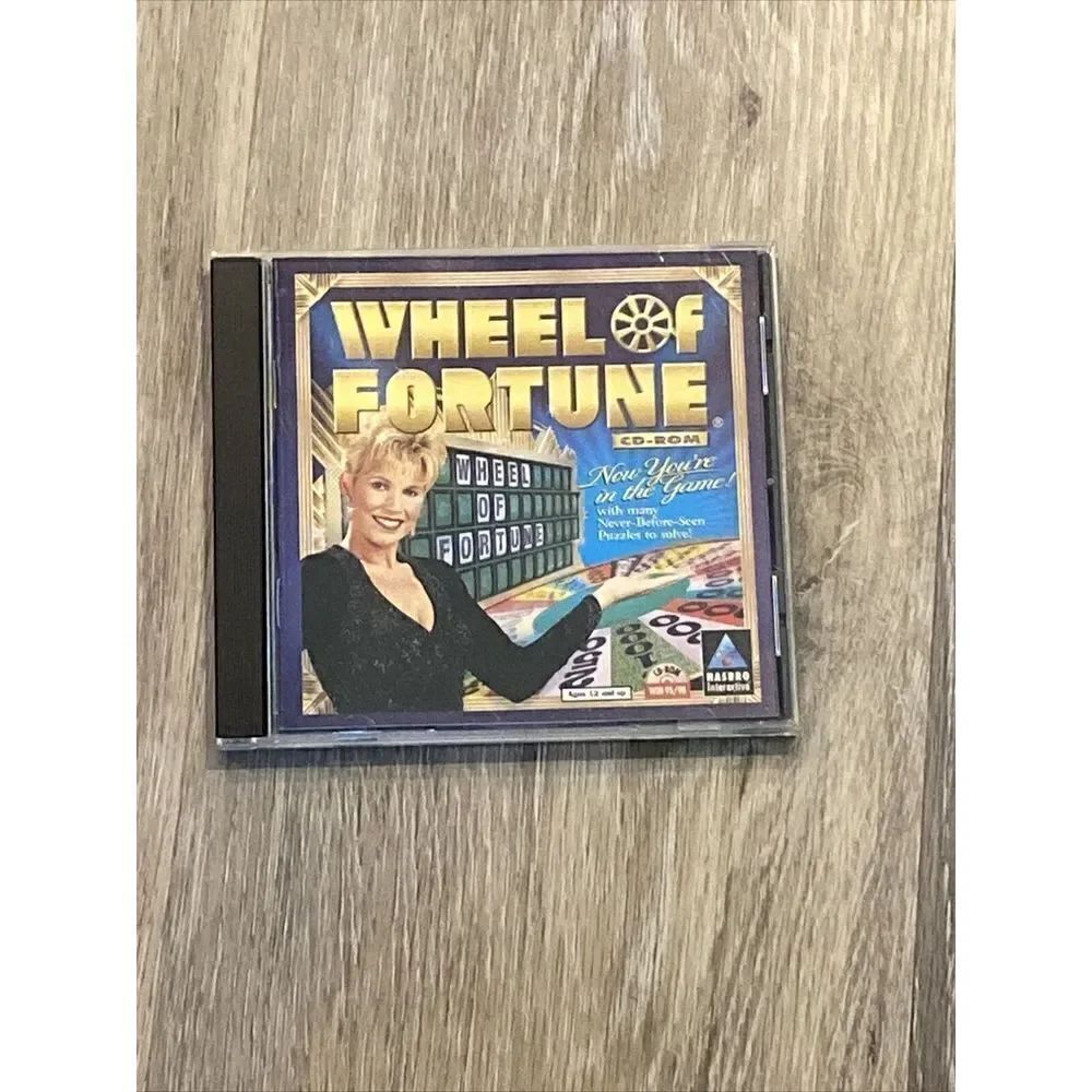 Vtg Wheel of Fortune CD-ROM (PC Computer Game 1998) 1st Edition- preowned-